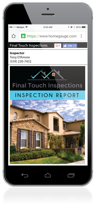 Homegauge CRL Digital Home Inspection Report